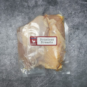 Boneless Skin On Chicken Breasts ~ 1lb - 1 pack of 2