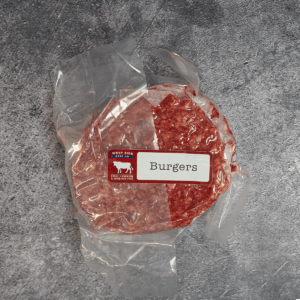 Dry Aged Beef Burgers - 6oz patties - 1 pack of 2